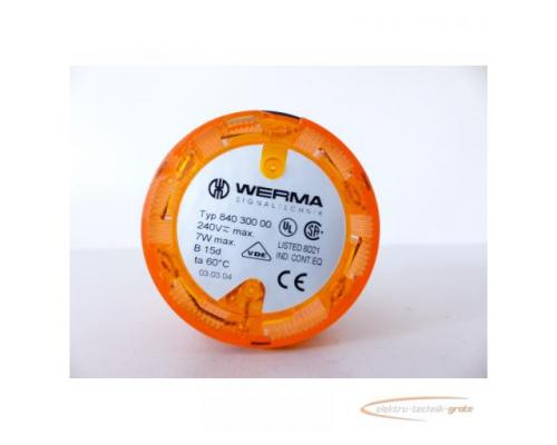 Werma 840 300 00 Dauerlichtelement orange (mit leuchte) - Bild 3