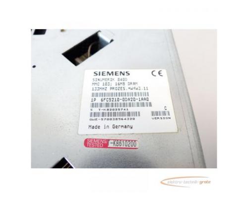 Siemens 6FC5210-0DA20-1AA0 Sinumerik 840D MMC 103 Version C - Bild 5