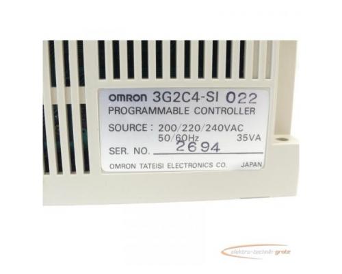 Omron 3G2C4-SI 022 Programmable Controller SN 2694 - Bild 2