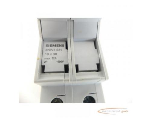 Siemens 3NW7021 2 polig Einbau-Sicherungssockel 10 x 38 - Bild 4