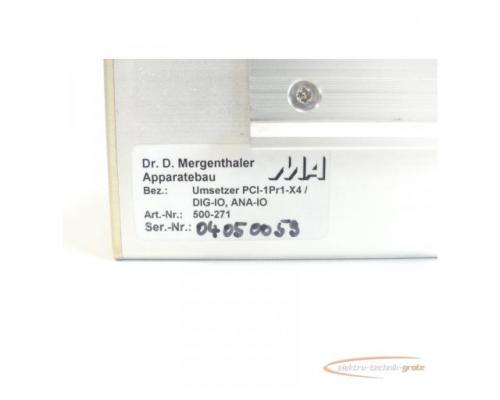 Dr. D. Mergenthaler Apparatebau Umsetzer PCI-1Pr1-X4/DIG-IO, ANA-IO SN:04050059 - Bild 3