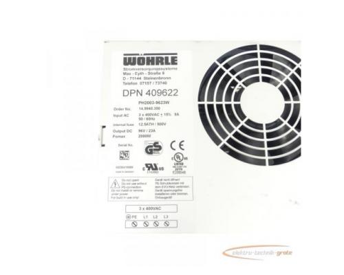 Wöhrle DPN 409622 / PH2003-9623W Stromversorgung SN:00DE418998 - Bild 4