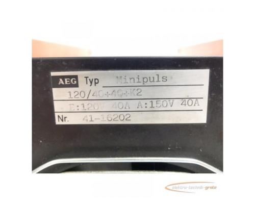 AEG Minipuls 120 / 40+40+K2 SN:41-16202 - Bild 4