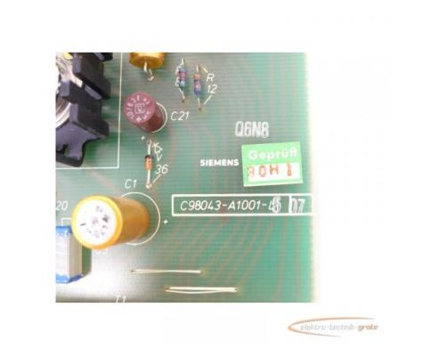 Siemens C98043-A1001-L5 07 VSA FBG Stromversorgung Q6N8 - Bild 4