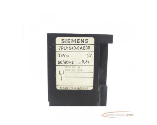 Siemens 7PU1540-0AB30 Zeitrelais 0.06 - 0,6s / 24 V - Bild 5