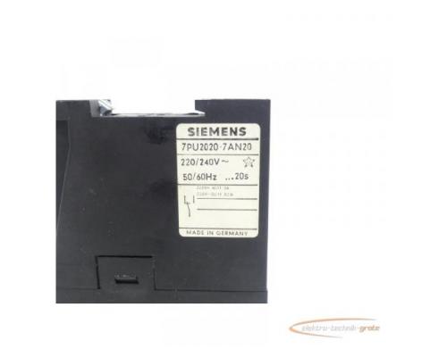 Siemens 7PU2020-7AN20 Zeitrelais 2 - 20s / 220 / 240 V - Bild 5