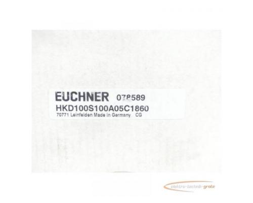 Euchner HKD100S100A05C1860 Handrad Id.Nr. 078589 SN:CG.0004 - ungebraucht! - - Bild 6