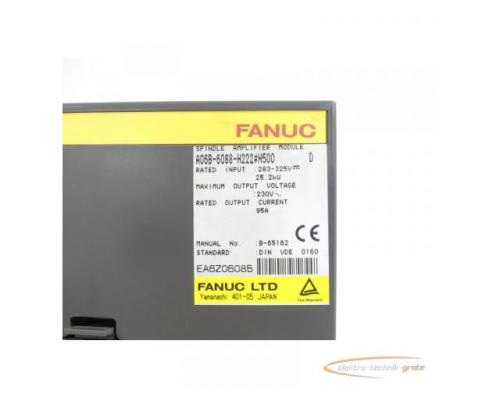Fanuc A06B-6088-H222 # 500 SN:EA6Z06085 - mit 12 Monaten Gewährleistung! - - Bild 4