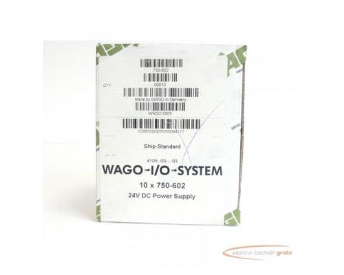 WAGO 750-602 Potentialeinspeisung VPE= 10 Stück - ungebraucht! - - Bild 2