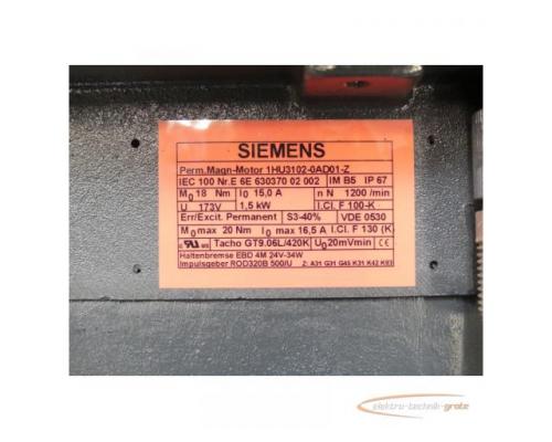 Siemens 1HU3102-0AD01 - Z SN:E6E630370020025 - mit 12 Monaten Gewährleistung! - - Bild 4