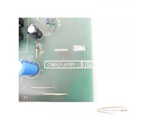 Siemens C98043-A1001-L5 / 07 VSA FBG Stromversorgung Q6N4 - Bild 4