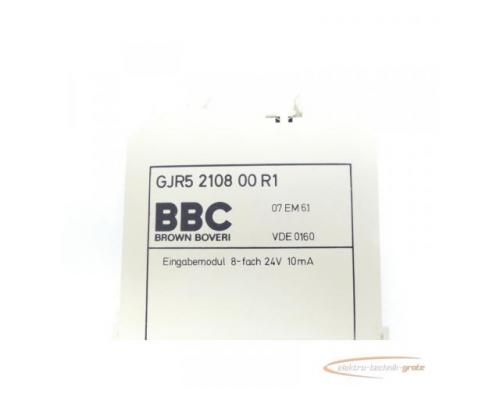 BBC GJR5 2108 00 R1 Eingabemodul 8-fach 24V 10mA - Bild 4