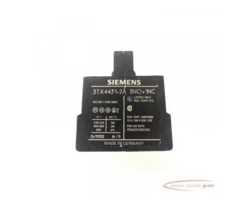 Siemens 3TX4431-2A Hilfsschalterblock - Bild 2