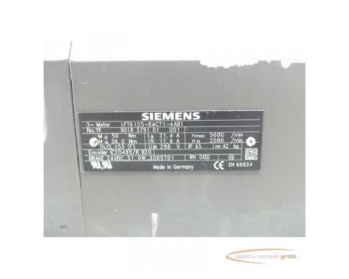 Siemens 1FT6105-8AC71-4AB1 Synchronservomotor SN:YFX018379101001 - Bild 4