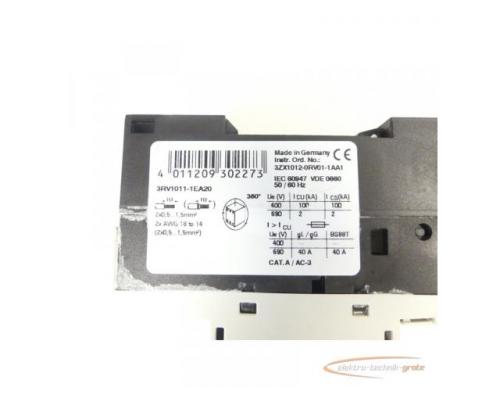 Siemens SIRIUS 3RV1011-1EA20 Motorschutzschalter - Bild 4