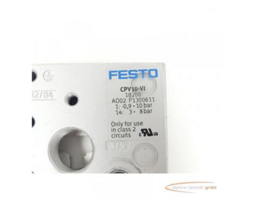 Festo CPV10-EPL-E Endplatte 161374 +Festo 351864 - Bild 4