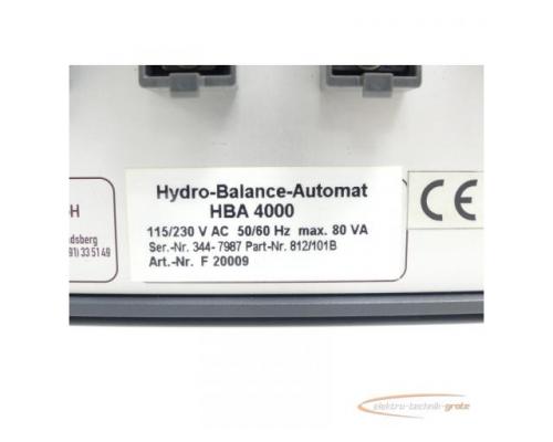 Dittel HBA 4000 Hydro-Balance-Automat SN:F20009 - Bild 3