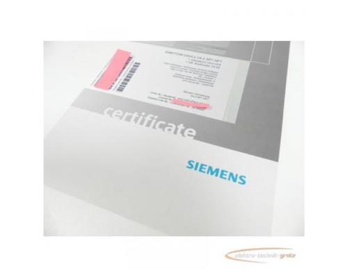 Siemens certificate 6AU1400-2PA21-0AA0 SIMOTION D4x5-2 V4.2 SP1 HF1 ungebraucht - Bild 4