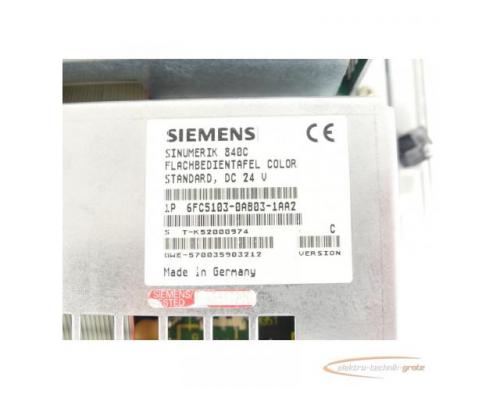 Siemens 6FC5103-0AB03-1AA2 Flachbedientafel Version C SN:T-K52000974 - Bild 6