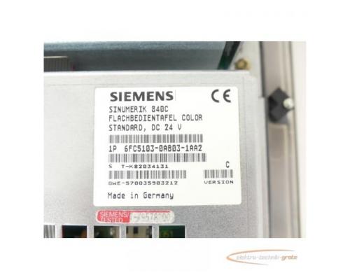 Siemens 6FC5103-0AB03-1AA2 Flachbedientafel Version C SN:T-K82034131 - Bild 6