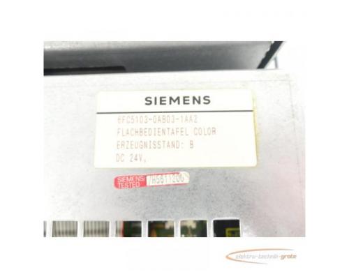 Siemens 6FC5103-0AB03-1AA2 Flachbedientafel E-Stand: B SN:H5611200 - Bild 6
