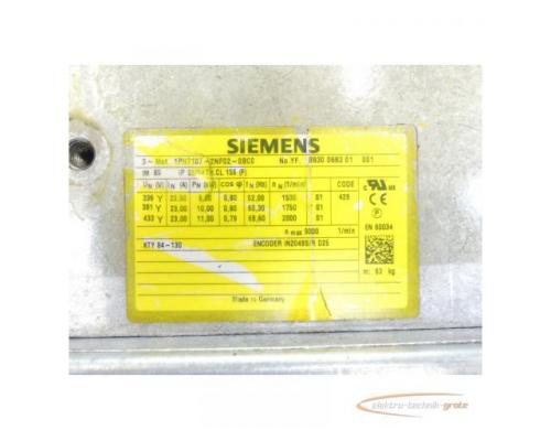 Siemens 1PH7107-2NF02-0BC0 Kompakt-Asynchronmotor SN:YF8930068301001 - Bild 5