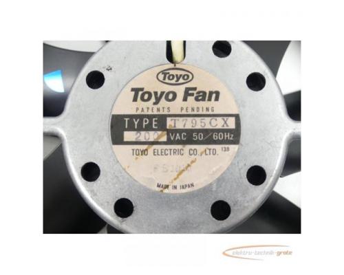 Toyo T795CX Axiallüfter 200 VAC 50/60 Hz Ø 151 mm Höhe: 38 mm - Bild 4