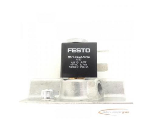 Festo MFH-5-1/2-S Magnetventil 35547 + MSFG-24/42-50/60 Magnetspule 4527 - Bild 4