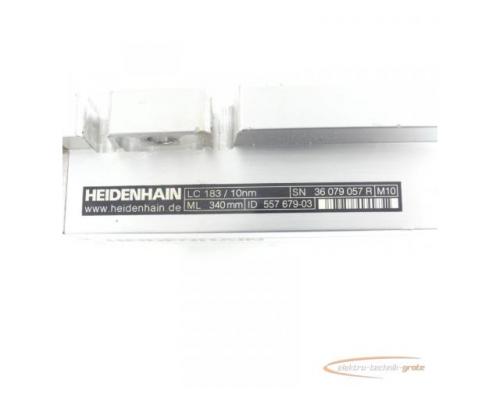 Heidenhain LC 183 / 10 nm ML: 340 mm Id.Nr. 557 679-03 SN:36079057R + AE LC 1xx - Bild 4