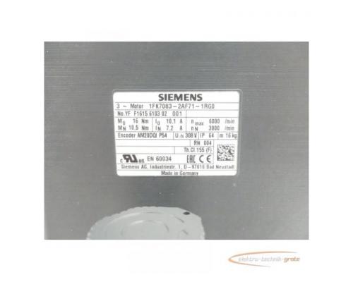 Siemens 1FK7083-2AF71-1RG0 Synchronmotor SN:YFF615610302001 - ungebraucht! - - Bild 4
