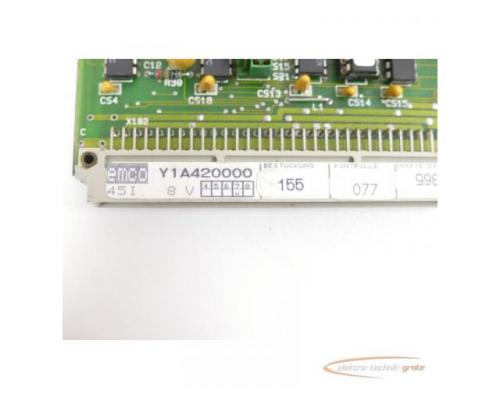 Emco Y1A420000 Reglerkarte 8 V Version 7 Neuwertig SN KD49991F - Bild 2