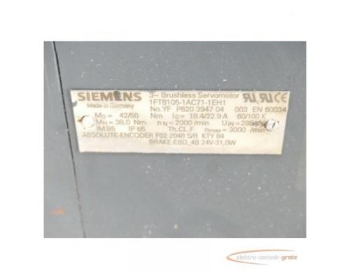 Siemens 1FT6105-1AC71-1EH1 Synchronservomotor SN:YFP620394704003 - Bild 4