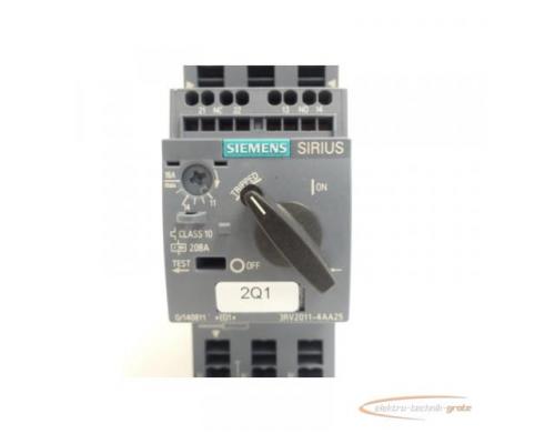 Siemens 3RV2011-4AA25 Leistungsschalter 11 - 16A max. E-Stand: 01 + 3RV2901-2E - Bild 7