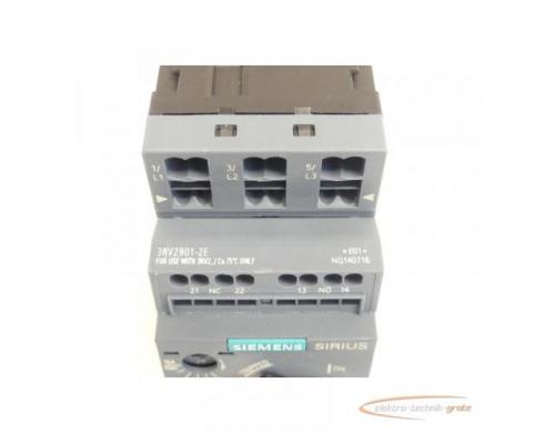 Siemens 3RV2411-4AA20 Leistungsschalter 11 - 16A max. E-Stand: 01 + 3RV2901-2E - Bild 8
