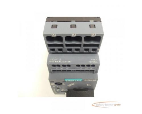 Siemens 3RV2021-4DA25 Leistungsschalter 20 - 25A max. E-Stand: 01 + 3RV2901-2E - Bild 8