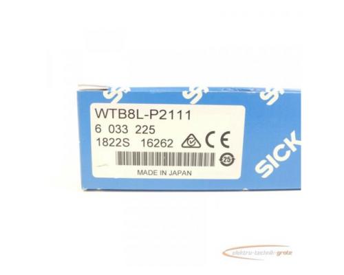 Sick WTB8L-P2111 Miniatur-Lichtschranke W8 Laser - ungebraucht! - - Bild 6