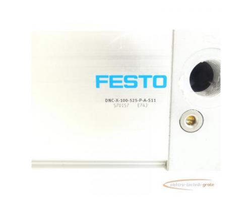 Festo DNC-X-100-525-P-A-S11 Normzylinder 570157 - Bild 4