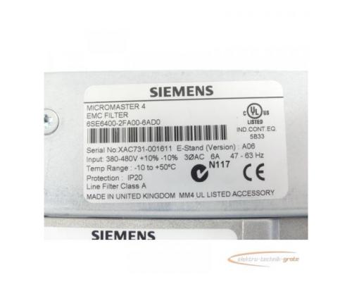 Siemens 6SL3210-1SE11-7UA0 SN:XAC806-002864 + 6SE6400-2FA00-6AD0 - Bild 5