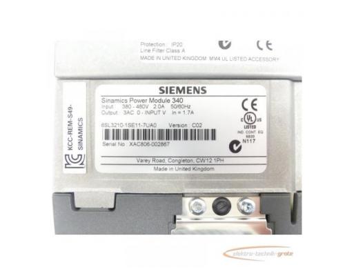 Siemens 6SL3210-1SE11-7UA0 SN:XAC806-002867 + 6SE6400-2FA00-6AD0 - Bild 4