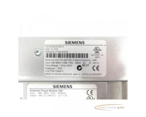 Siemens 6SL3210-1SE11-7UA0 SN:XAC806-002867 + 6SE6400-2FA00-6AD0 - Bild 5