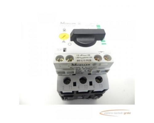 Moeller PKZM0-25 Motor-Schutzschalter mit NHI-E11-PKZ0 Hilfsschalter - Bild 4