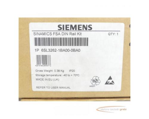 Siemens 6SL3262-1BA00-0BA0 SINAMICS FSA DIN Rail Kit - ungebraucht! - - Bild 4
