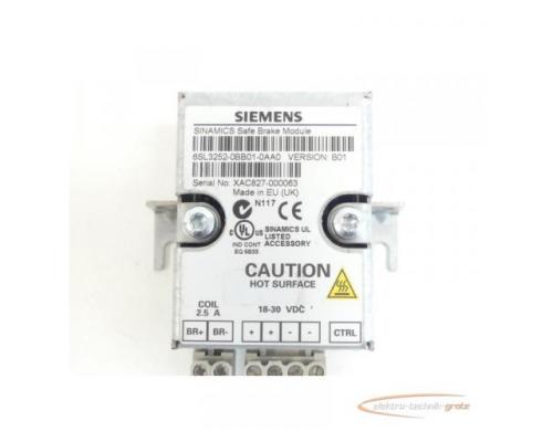 Siemens 6SL3252-0BB01-0AA0 Bremsrelais Version: B01 SN:XAC827-000063 - Bild 4