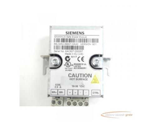 Siemens 6SL3252-0BB01-0AA0 Bremsrelais Version: B01 SN:XAC827-000057 - Bild 4
