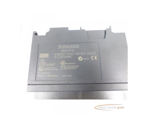 Siemens Simatic 6ES7340-1AH02-0AE0 Modul SN: C-A8TS1581 - Bild 2