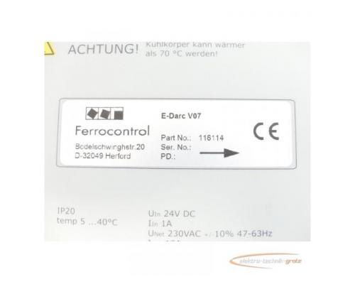 Ferrocontrol E-Darc V07 - 118114 - Antriebsregler SN:DPUB1E5120664166 - Bild 6