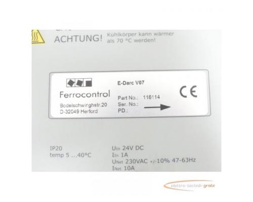 Ferrocontrol E-Darc V07 - 118114 - Antriebsregler SN:DPUB1E5112519316 - Bild 6