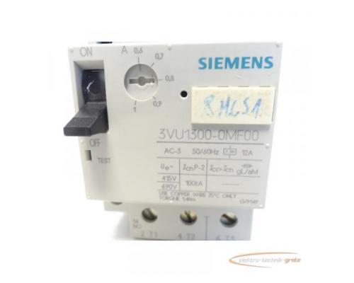 Siemens 3VU1300-0MF00 Motor-Schutzschalter 0.6 - 1.0 A - Bild 5