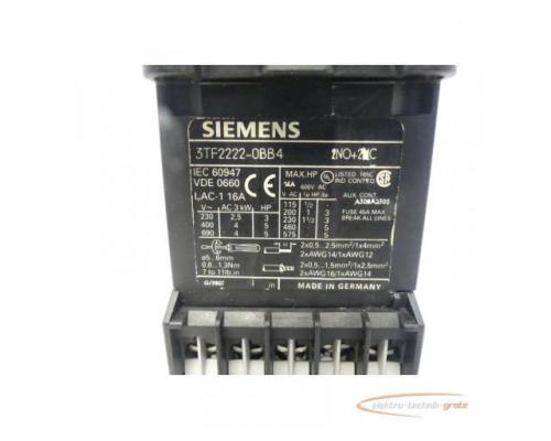 Siemens 3TF2222-0BB4 Schütz, Hilfsschütz 22E u. 3TX4490-3A Überspa.begr. - Bild 6