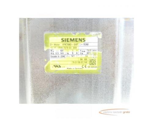 Siemens 1FK7063-5AF71-1EA0 Synchronservomotor SN:YFV544757903009 - Bild 4